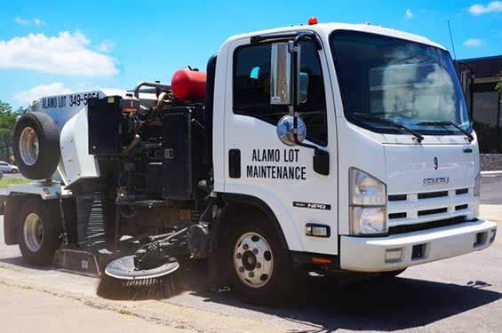 Sweeper Truck | Alamo Lot Maintenance